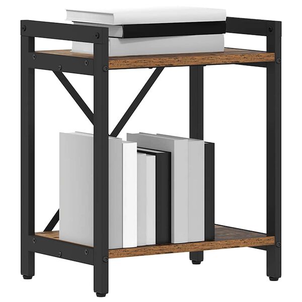 vidaXL B&uuml;cherregal Altholz 40 x 30 x 50 cm Holzwerkstoff