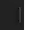 vidaXL Sideboard Schwarz 100x36x60 cm Holzwerkstoff