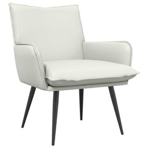 vidaXL Sessel Wei&szlig; Kunstleder