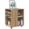 vidaXL Rollschrank Artisan-Eiche 60x53x72 cm Holzwerkstoff
