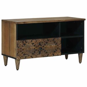 vidaXL TV-Schr&auml;nk Braun 80 x 33 x 46 cm Massivholz Mango