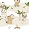Noordwand Tapete Mondo baby Jungle Animals Braun und Beige