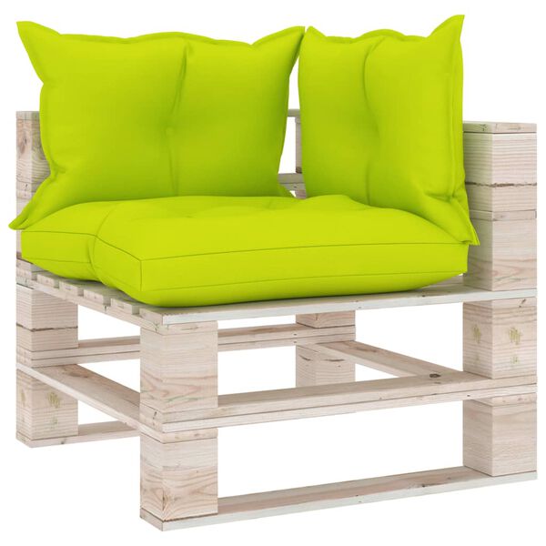 vidaXL 8-tlg. Garten-Lounge-Set aus Paletten mit Kissen Kiefernholz