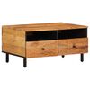 vidaXL Couchtisch 80x54x40 cm Massivholz Akazie