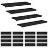 vidaXL Treppenstufen 20 stk. 90 x 25 x 2 cm Schwarz Massivholz Buche