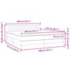 vidaXL Boxspringbett mit Matratze Rosa 200x210 cm Samt