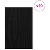 vidaXL Dekoplatten 50 pcs Schwarz Eichen-Optik 40 x 60 x 0.27 cm