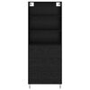 vidaXL Highboard 2 pcs Schwarz Eichen-Optik Holzwerkstoff