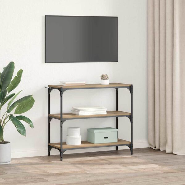 vidaXL B&uuml;cherregal Artisan-Eiche 80 x 33 x 70,5 cm Holzwerkstoff