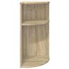 vidaXL Beistelltisch Sonoma-Eiche 29,6 x 29,6 x 60 cm Holzwerkstoff