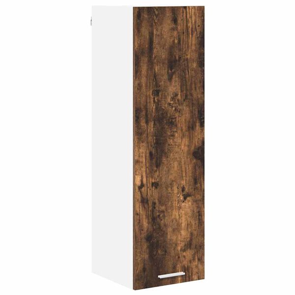 vidaXL H&auml;ngeschrank Ger&auml;ucherte Eiche 30 x 31 x 100 cm Holzwerkstoff