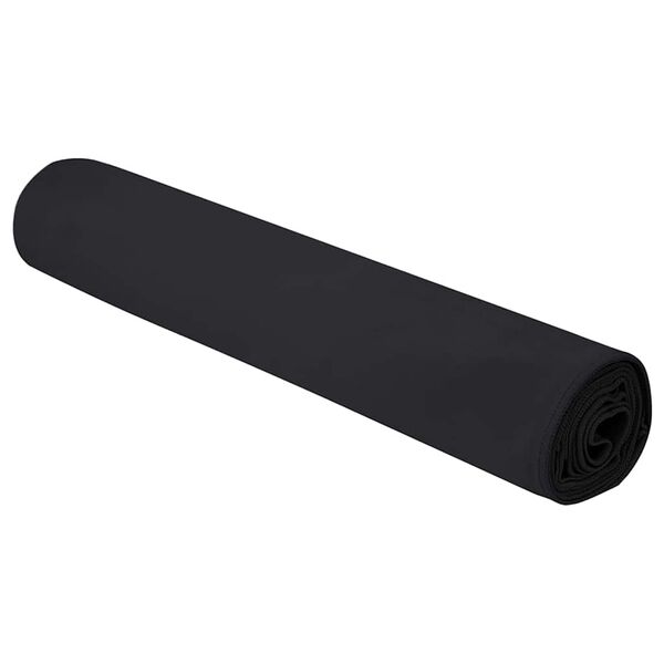 vidaXL Sporthandt&uuml;cher 2 pcs Schwarz 200 x 100 cm