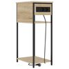 vidaXL Nachttisch Sonoma-Eiche 41 x 28 x 76 cm Holzwerkstoff