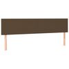 vidaXL Boxspringbett mit Matratze Dunkelbraun 120x190 cm Stoff