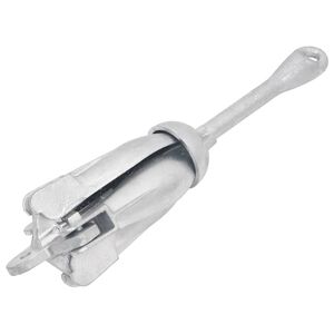 vidaXL Klappanker Silbern 2,5 kg Temperguss