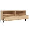 vidaXL TV-Schrank Sonoma-Eiche 100x34,5x44,5 cm Holzwerkstoff