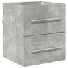 vidaXL Waschbeckenunterschrank Beton Grau 38,5 x 41 x 48 cm