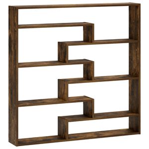 vidaXL Wandregal R&auml;uchereiche 103 x 17 x 102 cm Holzwerkstoff