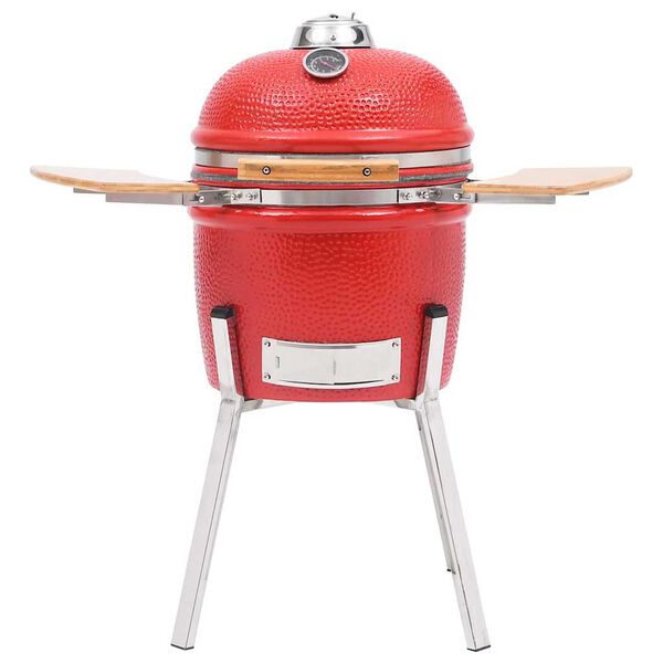 vidaXL Kamado-Grill und Smoker Keramik 33 cm