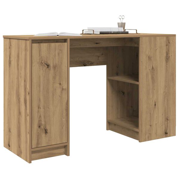 vidaXL Schreibtisch Artisan-Eiche 120x42x76 cm Holzwerkstoff