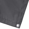 vidaXL Balkon-Sichtschutz Anthrazit 90x1000 cm 100 % Polyester-Oxford