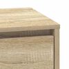 vidaXL Nachttisch 2 pcs Sonoma-Eiche 39 x 34,5 x 50 cm Holzwerkstoff