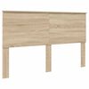 vidaXL Kopfteil mit Kopfteil Sonoma-Eiche 160 cm Holzwerkstoff
