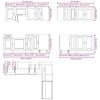 vidaXL 11-tlg. K&uuml;chenschrank-Set Porto Altholz-Optik Holzwerkstoff