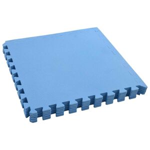 vidaXL Pool Bodenteppich 6 pcs Blau 2,16 ㎡ EVA-Schaum