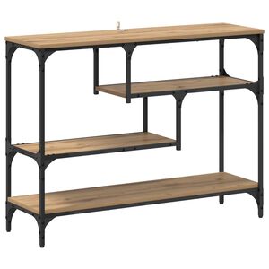 vidaXL Konsolentisch Artisan-Eiche 100 x 30 x 75 cm Holzwerkstoff