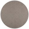 vidaXL Bereichsteppiche Rund LUGO Taupe &Oslash; 160 CM Polyester