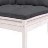 vidaXL 8-tlg. Garten-Lounge-Set mit Kissen Kiefer Massivholz