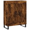 vidaXL Highboard Räuchereiche 69,5x34x180 cm Holzwerkstoff