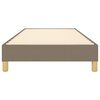 vidaXL Boxspringbettgestell Taupe 80x200 cm Stoff