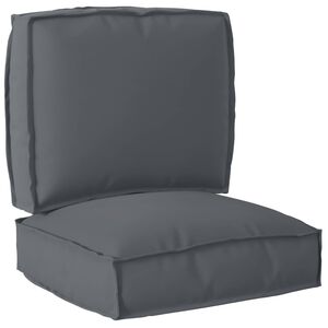 vidaXL Palettenkissenset Oxford-Stoff Anthrazit 50 x 50 x 12 cm