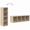 vidaXL H&auml;ngeschrank Sonoma-Eiche 30 x 29,5 x 100 cm Holzwerkstoff