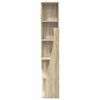vidaXL Eckschrank Sonoma-Eiche 27,5x27x140cm Holzwerkstoff