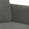 vidaXL 2-Sitzer-Sofa Dunkelgrau 120 cm Samt