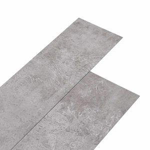 vidaXL Selbstklebende PVC-Bodenplanken 30,5 x 61 cm 28 pcs PVC Erdgrau