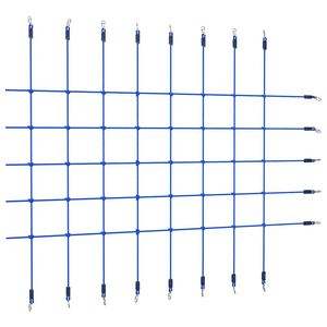 vidaXL Kletternetz 200x150 cm Blau