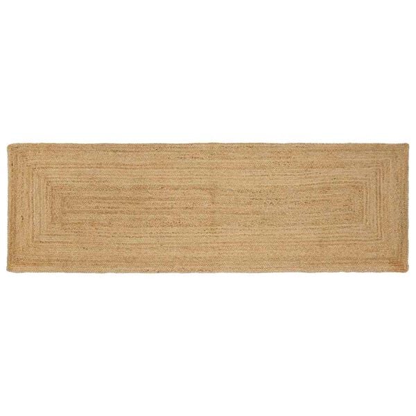 vidaXL Bereichsteppich Beige 80 x 300 cm Jute