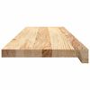 vidaXL Treppenstufen 4 Stk. Unbehandelt 90x25x2 cm Massivholz Eiche