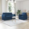 vidaXL Sofa 2 pcs Blau Gesamtabmessungen: 158 x 78 x 80 cm (B x T x H)