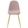 vidaXL Esszimmerstühle 2 Stk. Rosa Samt