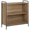 vidaXL B&uuml;cherregal 80 x 33 x 80 cm Holzwerkstoff Artisan-Eiche