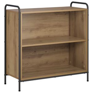 vidaXL B&uuml;cherregal 80 x 33 x 80 cm Holzwerkstoff Artisan-Eiche
