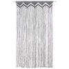 vidaXL Makramee Vorhang Anthrazit 140x240 cm Baumwolle