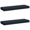 vidaXL 2-teilige Bankkissen VUGHT 2 stk. 100 % Polyester Dunkelblau