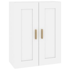 vidaXL Wandschrank Wei&szlig; 69,5x32,5x90 cm Holzwerkstoff