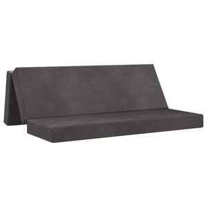 vidaXL Klappsofa Bett 200 x 67 x 45 cm Dunkelgrau